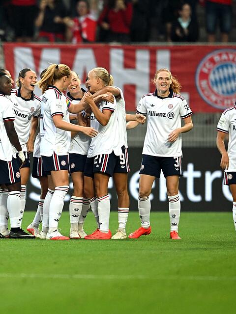 Die Bayern-Fu&szlig;ballerinnen bauten ihre Serie aus. (Archivbild)
