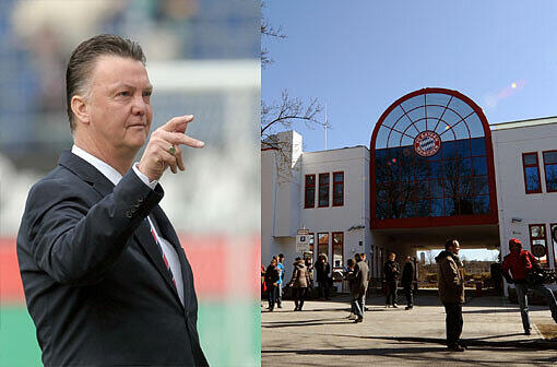 Bayern-Coach Louis van Gaal trainiert noch bis zum Sommer an der Säbener Straße.