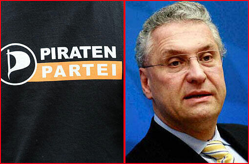 Die Piratenpartei fordert den Rücktritt von Bayerns Innenminister Joachim Herrmann (CSU).