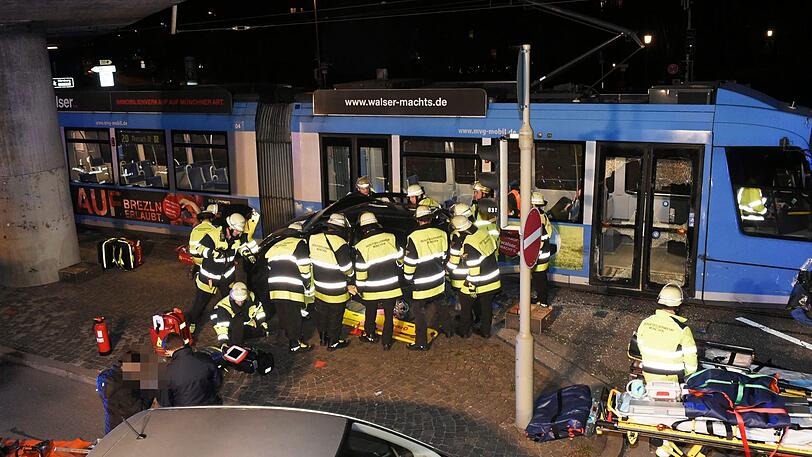 Der Einsatz in Moosach am Donnerstagabend