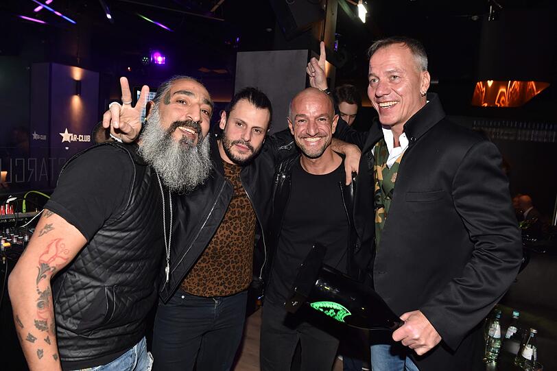 DJ Senay Gueler, Manuel Cortez, Peyman Amin und Arno Kahl.