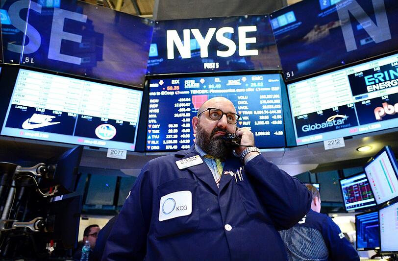 Die Händler in der New Yorker Börse mussten wegen einer technischen Störung eine stundenlange Zwangspause machen.