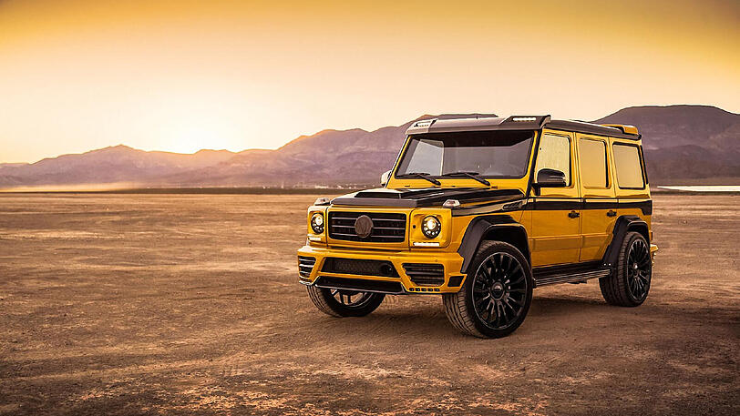 Mit reichlich Sichtcarbon macht Mansory die Mercedes G-Klasse noch einen ganzen Tick eindrucksvoller.