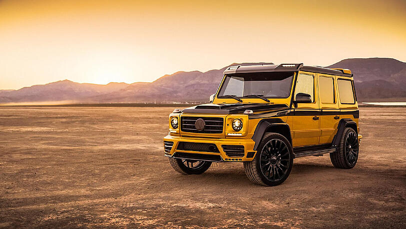 Mit reichlich Sichtcarbon macht Mansory die Mercedes G-Klasse noch einen ganzen Tick eindrucksvoller. Mit reichlich Sichtcarbon macht Mansory die Mercedes G-Klasse noch einen ganzen Tick eindrucksvoller.