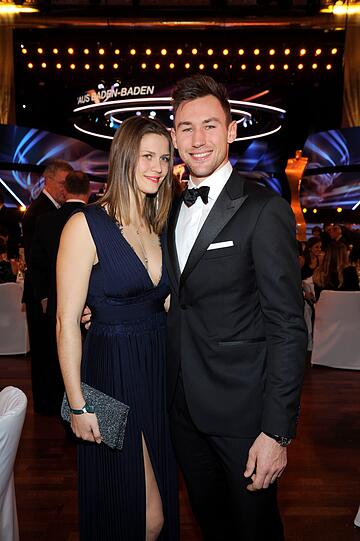 Zehnkampf-Weltmeister und Sportler des Jahres 2019 Niklas Kaul und Freundin Mareike Rösing.