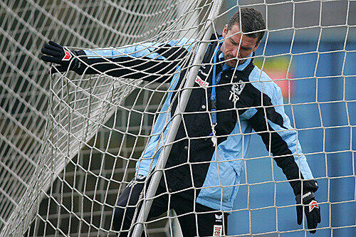 Sucht er schon einen neuen Trainer für 1860? Miki Stevic.