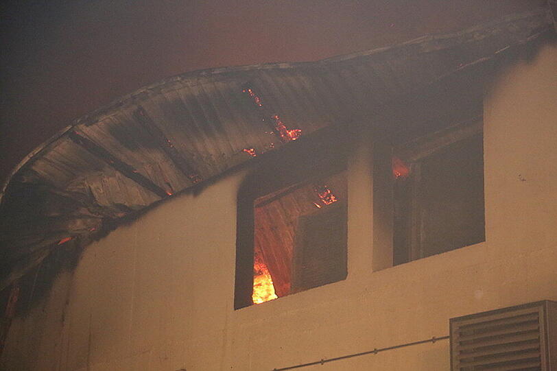 Bilder vom Großbrand in Engelsberg.