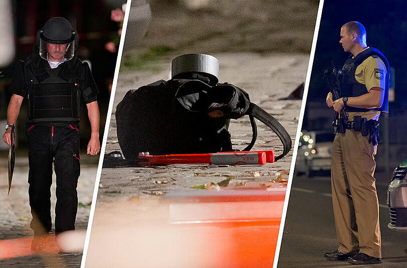 Der Attentäter von Ansbach wollte offenbar keinen Selbstmordanschlag begehen.