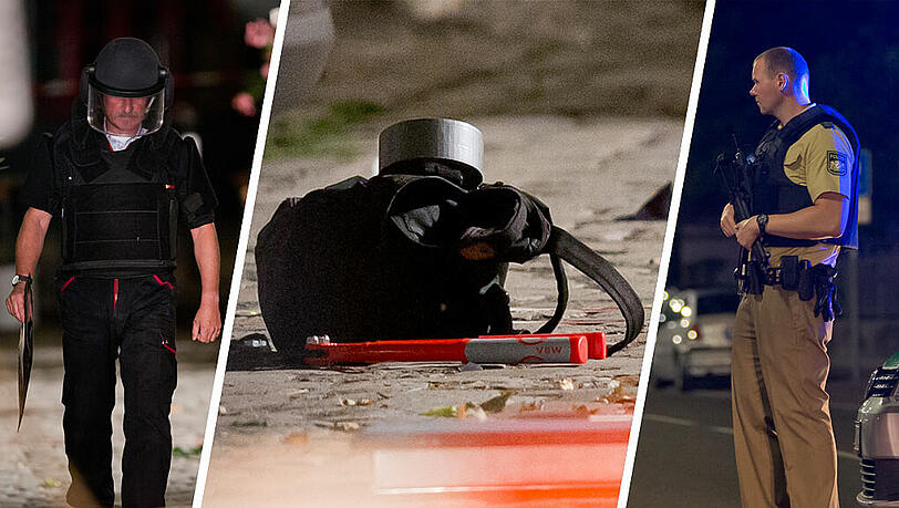 Der Attentäter von Ansbach wollte offenbar keinen Selbstmordanschlag begehen. Der Attentäter von Ansbach wollte offenbar keinen Selbstmordanschlag begehen.