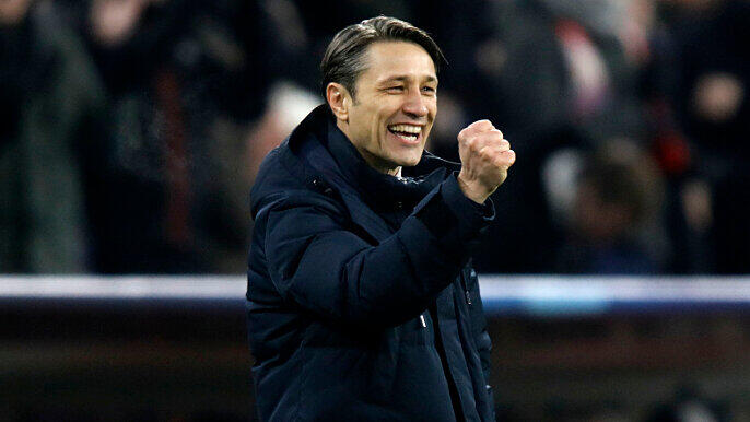 Niko Kovac: "Endlich hat sich die Mannschaft für ihren Aufwand belohnt und über 90 Minuten die Leistung gebracht."