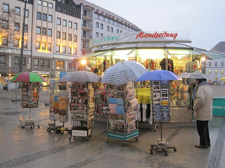 Der Kiosk von Heiner von Hausen ist an sich schon sehenswert.