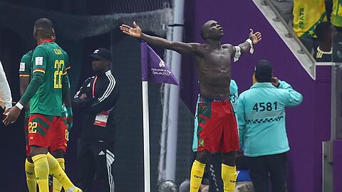 Vincent Aboubakar sorgte für Kameruns Siegtreffer gegen Brasilien.