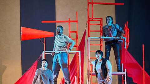 Das Ensemble Persona spielt "Moby Dick" nach Herman Melville.