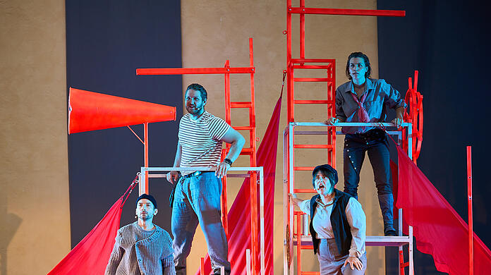 Das Ensemble Persona spielt "Moby Dick" nach Herman Melville.