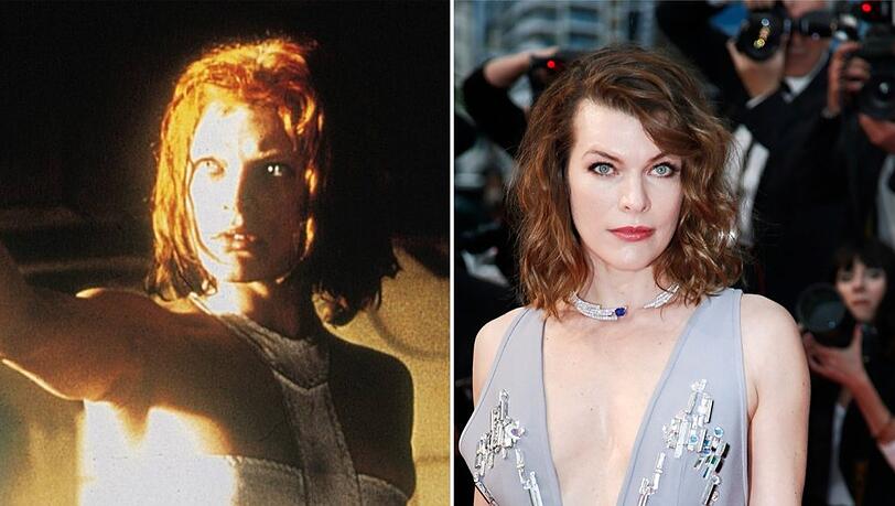 Mit ihrer Rolle in "Das f&uuml;nfte Element" (l.) wurde Milla Jovovich vor rund 30 Jahren weltber&uuml;hmt.