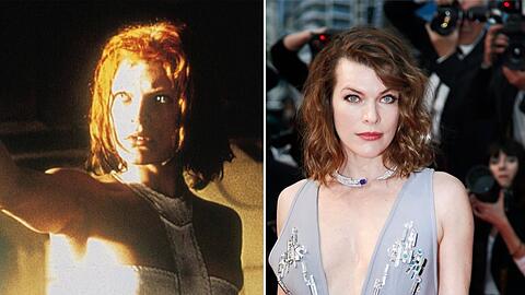 Mit ihrer Rolle in "Das f&uuml;nfte Element" (l.) wurde Milla Jovovich vor rund 30 Jahren weltber&uuml;hmt.