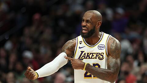 LeBron James geh&ouml;rt nach langer Zeit nicht zur Startformation im All-Star-Spiel der NBA.
