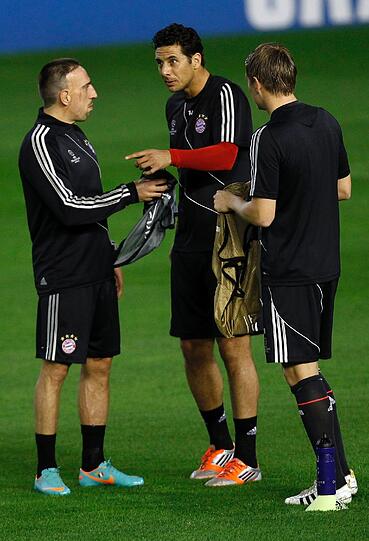 Bilder vom letzten Training vor dem großen Spiel: Mit einem Sieg beim FC Valencia am vorletzten Spieltag würden die Bayern das Achtelfinale ganz fest ins Visier nehmen.