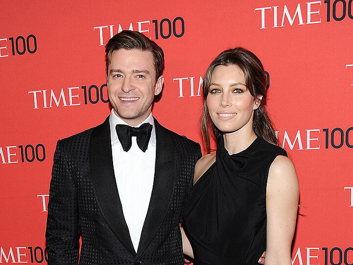 Justin Timberlake und Jessica Biel bei einer Gala des "Time Magazine" in New York
