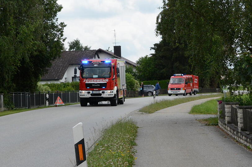 Wasserrohrbruch in Bonbruck.