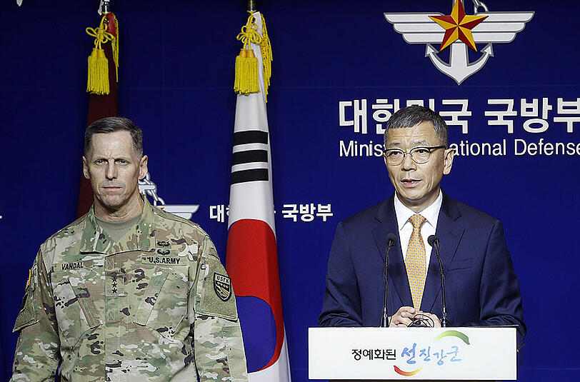 USA und Südkorea haben sich über die Stationierung eines Raketenabwehrsystems geeinigt.