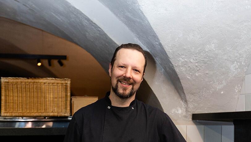 Der neue Küchenchef Michael Konietzny. Zur Zeit ist er noch Sous Chef der Eventküche im Bayerischen Hof.
