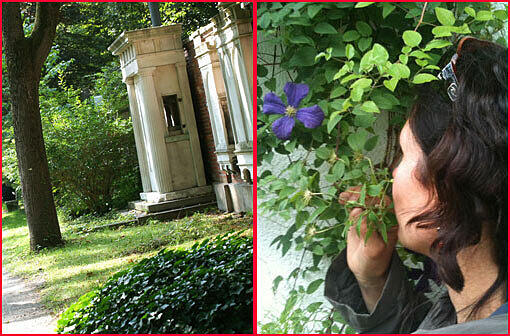 Der Alte Nordfriedhof - Liebesplatz der 52-jährigen Münchnerin Angela.