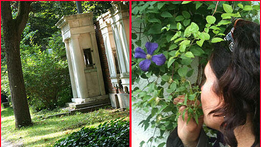 Der Alte Nordfriedhof - Liebesplatz der 52-jährigen Münchnerin Angela. Der Alte Nordfriedhof - Liebesplatz der 52-jährigen Münchnerin Angela.
