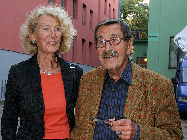 Günter Grass mit seiner Ehefrau Ute im Jahr 2006