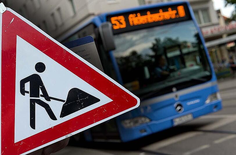 Wegen der Bauarbeiten gibt es eine Einbahnregelung (Symbolbild).