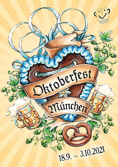 Das Wiesn-Plakat gibts jetzt für dahoam. Das Wiesn-Plakat gibts jetzt für dahoam.
