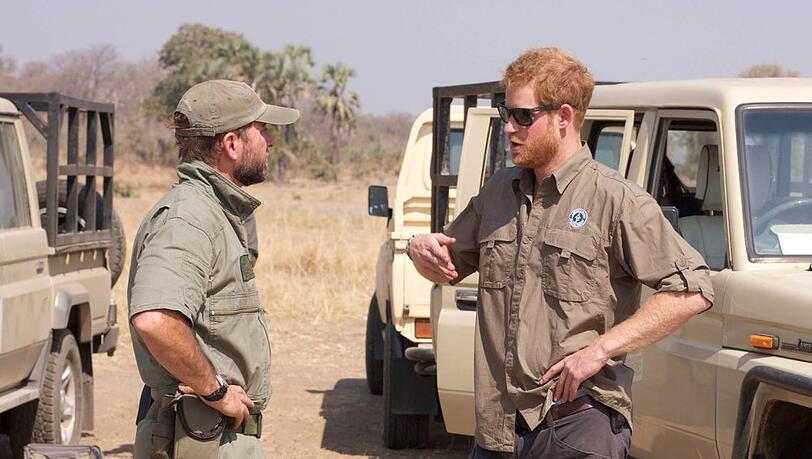 Prinz Harry war seit 2016 mit der Organisation African Parks verbunden. Prinz Harry war seit 2016 mit der Organisation African Parks verbunden.