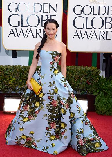 Lucy Liu bei den Golden Globes 2013.