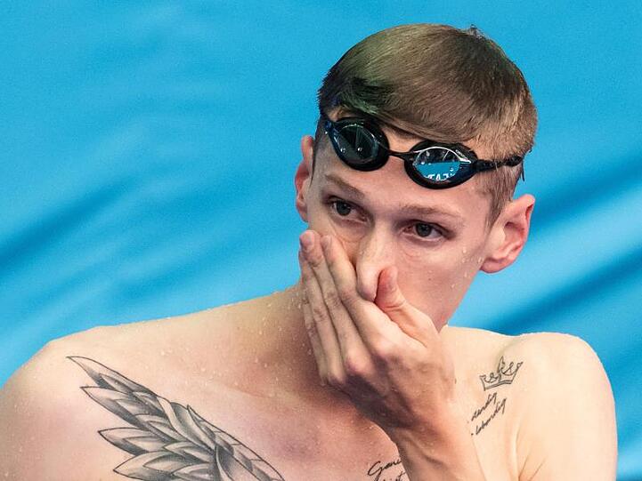 Über 800 Meter Freistil im Vorlauf gescheitert: Florian Wellbrock.