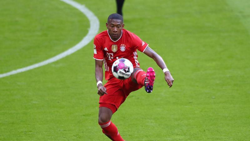 FC Bayern Münchens David Alaba am Ball. FC Bayern Münchens David Alaba am Ball.