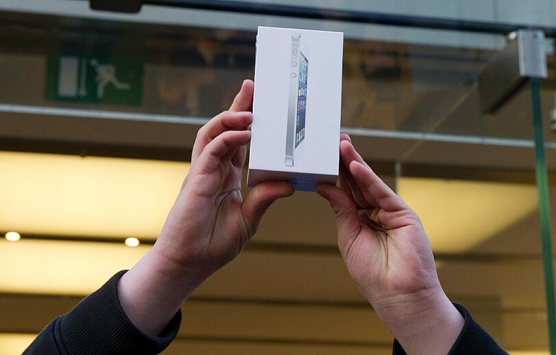 Verkaufsstart des iPhone 5 in München: Bilder vom Ansturm auf den Apple-Store in der Rosenstraße