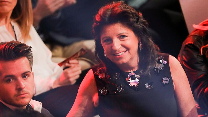 Babette Albrecht im Studio der RTL-Show "Let's Dance"