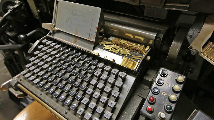 Die Tastatur ist aus den 1950er Jahren.