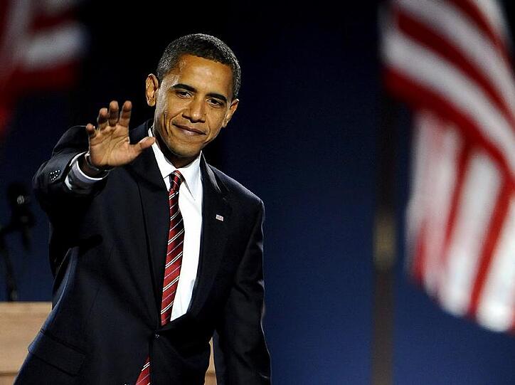Barack Obama bemühte sich, nicht allzu ausgelassen zu jubeln.