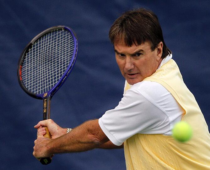 Einer der großen Tennisspieler der 70er und 80er Jahre: Jimmy Connors.