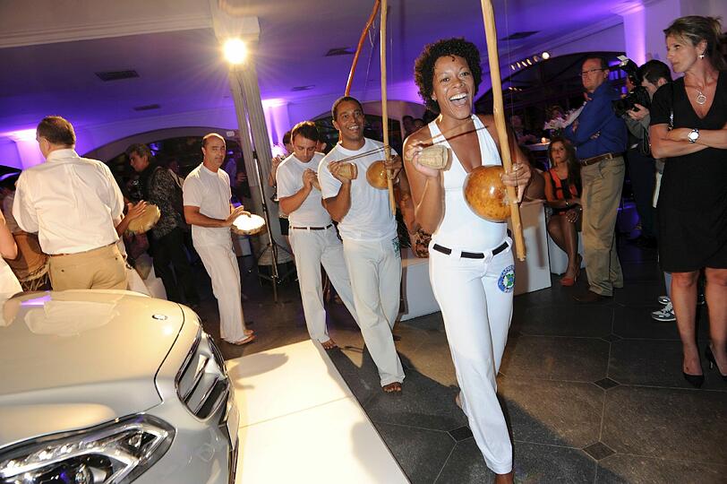 Gipfeltreffen der Sportstars bei den Laureus Awards in Rio de Janeiro. Sehen Sie hier, welche Promis sich noch auf der Welcome Party blicken ließen.