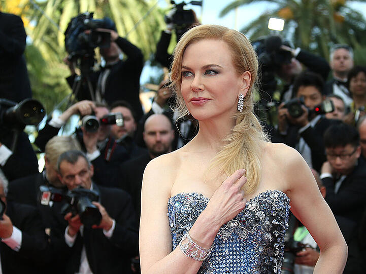 Nicole Kidman musste die Premiere ohne fürstlichen Beistand absolvieren