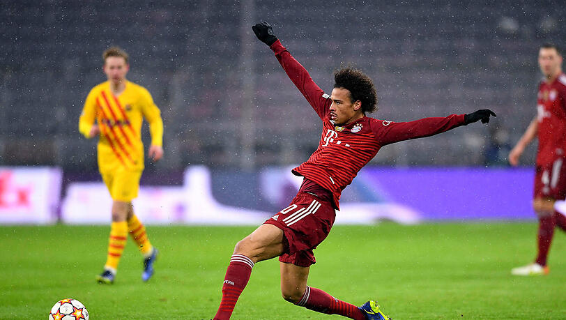 Zeigte gegen Barca vollen Einsatz: Leroy Sané.