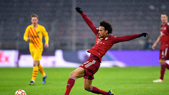 Zeigte gegen Barca vollen Einsatz: Leroy Sané.