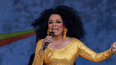Begeistert alle mit ihrer Modekampagne: Diana Ross.