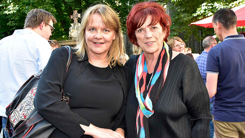 Gern dabei: Kirsten Frehse (links, ARD Degeto) und Produzentin Regina Ziegler.