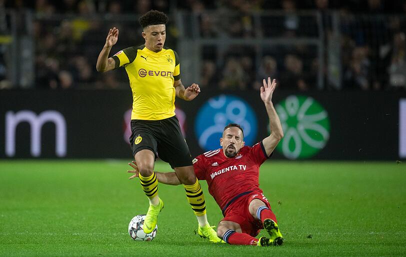 Zeigte gegen den FC Bayern eine starke Leistung: Jadon Sancho (l.)