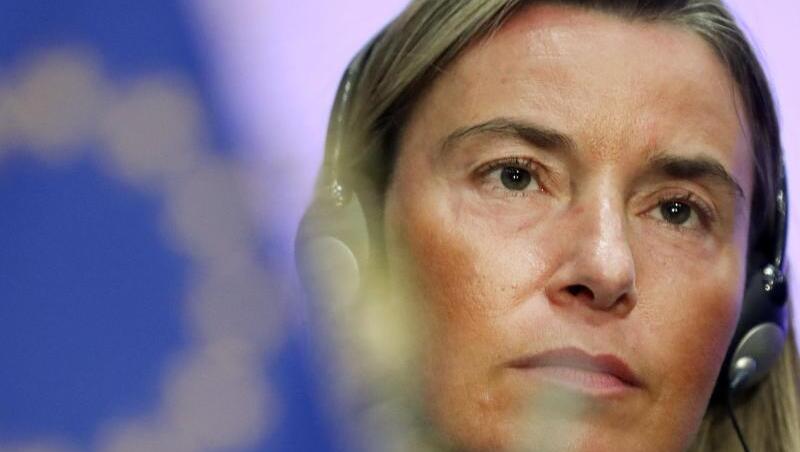 Die EU-Außenbeauftragte Federica Mogherini. Die EU-Außenbeauftragte Federica Mogherini.