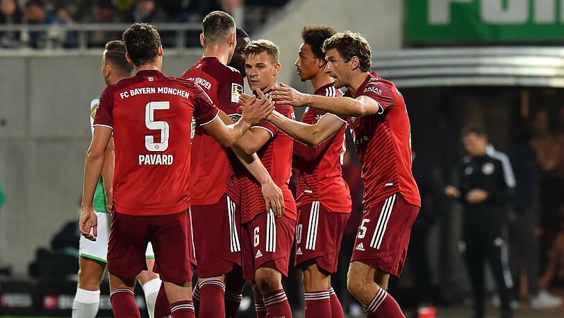 Der FC Bayern gewinnt mit 3:1 gegen Greuther Fürth.