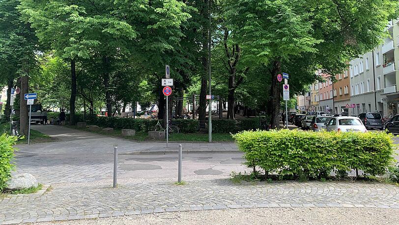 Das Dreieck am "Glockenbach". Kommendes Jahr soll es umgestaltet werden.